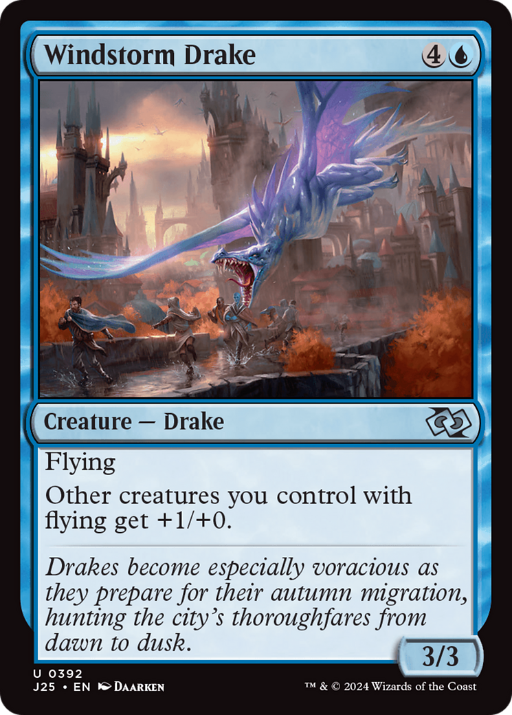 Windstorm Drake [Foundations Jumpstart] | Exor Games Bridgewater