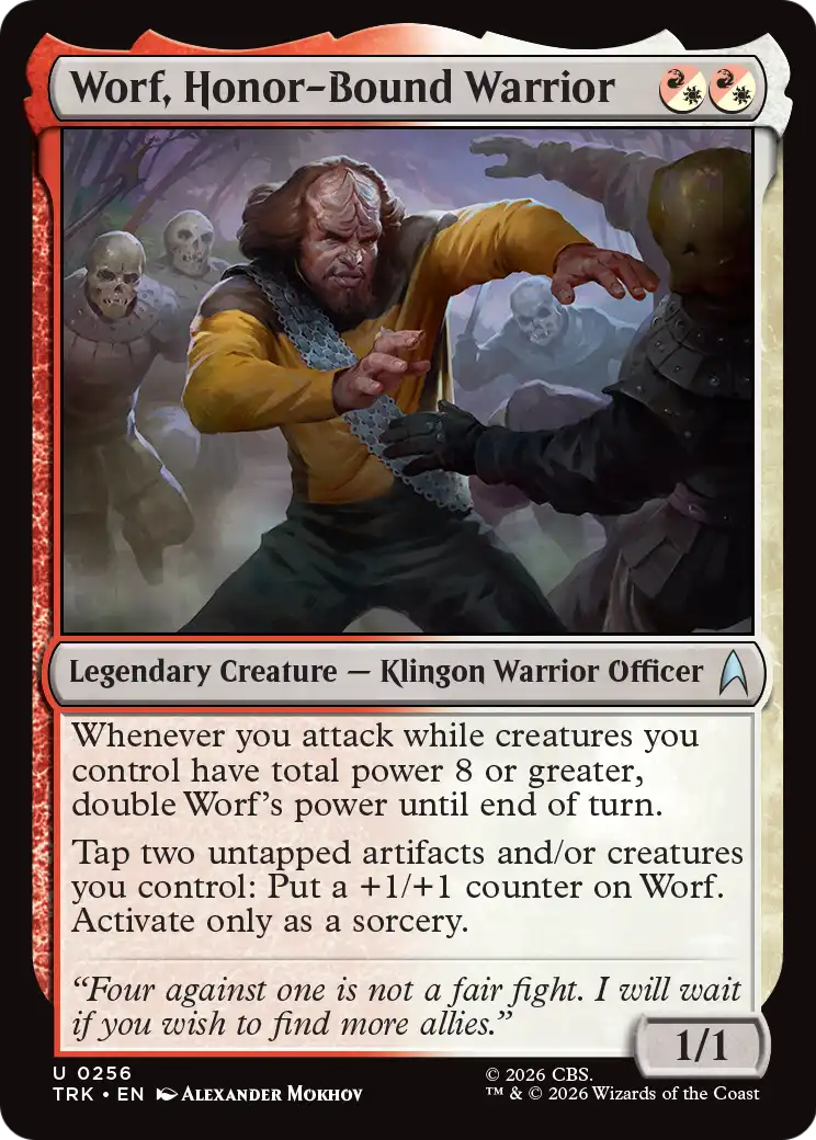 Worf, Honor-Bound Warrior [Star Trek] | Exor Games Bridgewater