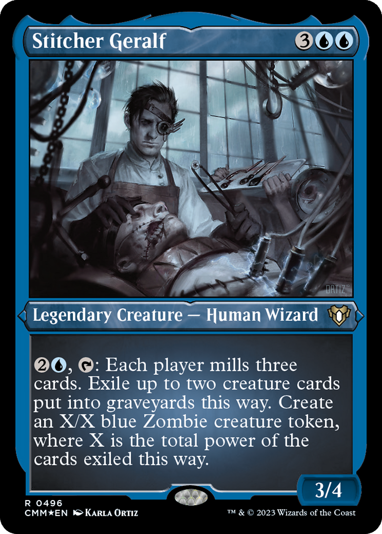 Stitcher Geralf (Foil Etched) [Commander Masters] | Exor Games Bridgewater