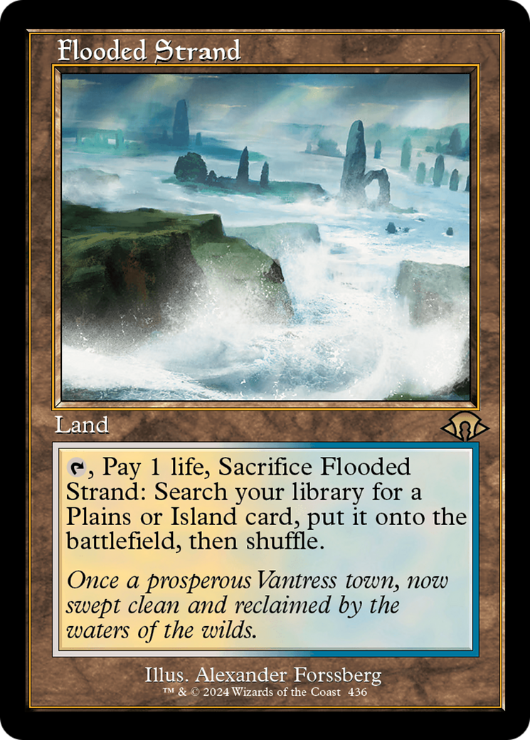 Flooded Strand (Retro) [Modern Horizons 3] | Exor Games Bridgewater