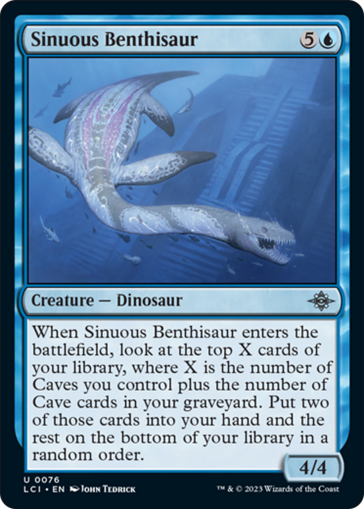 Sinuous Benthisaur [The Lost Caverns of Ixalan] | Exor Games Bridgewater