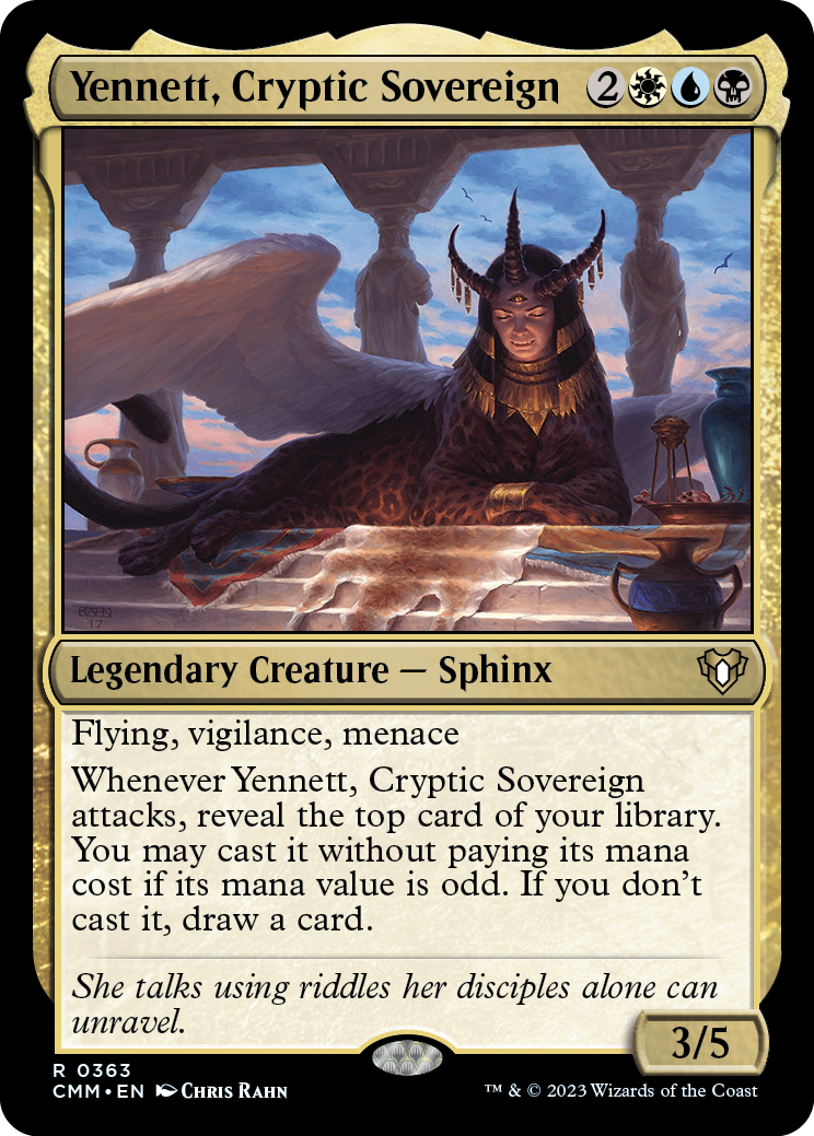 Yennett, Cryptic Sovereign [Commander Masters] | Exor Games Bridgewater