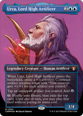 Urza, Lord High Artificer (Borderless Textured Foil Frame Break) [Commander Masters] | Exor Games Bridgewater