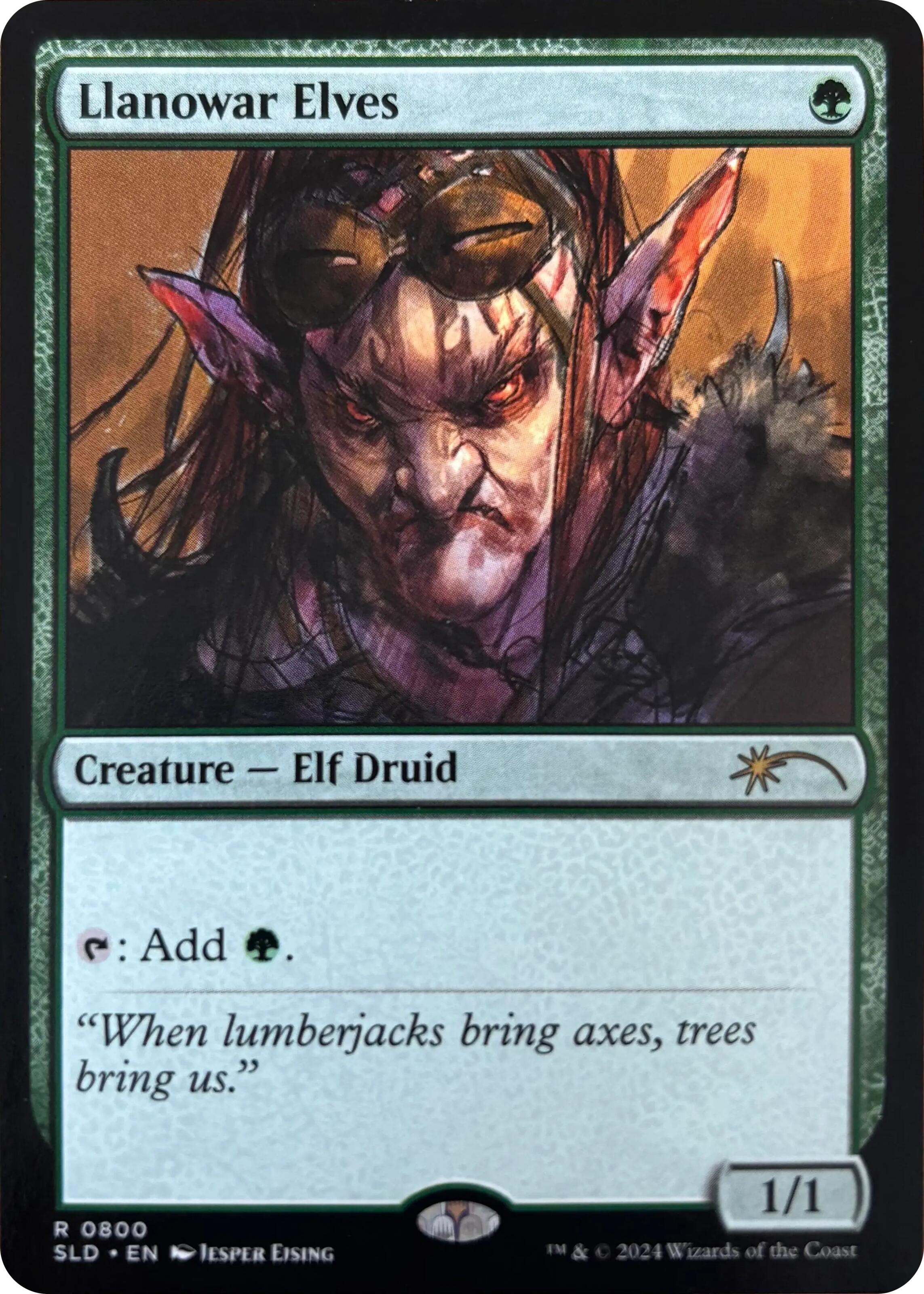 Llanowar Elves (0800) [Secret Lair Drop Series] | Exor Games Bridgewater