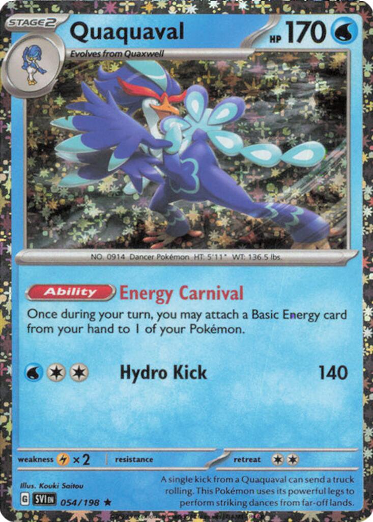 Quaquaval (054/198) (Sparkle Holo) [Miscellaneous Cards] | Exor Games Bridgewater