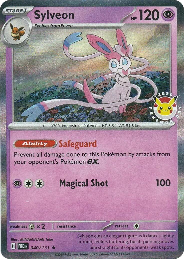 Sylveon (040/131) (Pokemon Day) [Scarlet & Violet: Prismatic Evolutions] | Exor Games Bridgewater