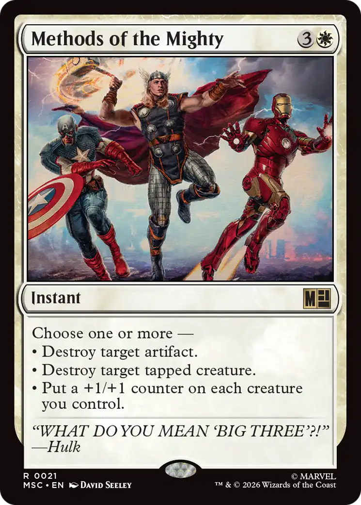 Methods of the Mighty [Marvel Super Heroes Commander] | Exor Games Bridgewater
