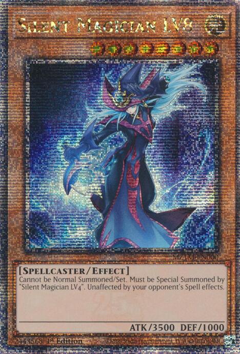 Silent Magician LV8 [MZTM-EN000] Quarter Century Secret Rare | Exor Games Bridgewater