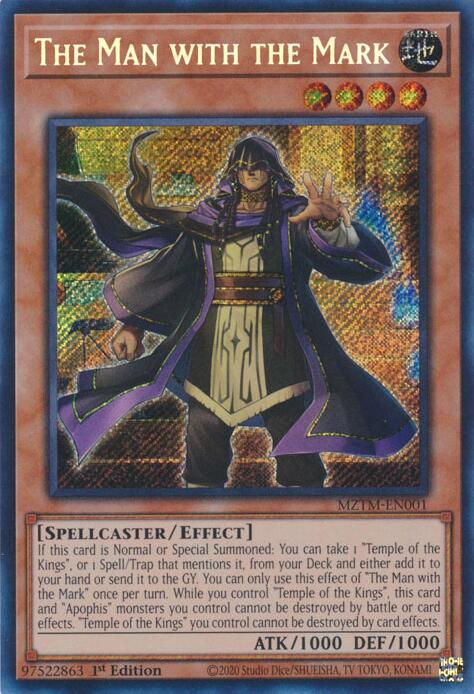 The Man with the Mark [MZTM-EN001] Secret Rare | Exor Games Bridgewater