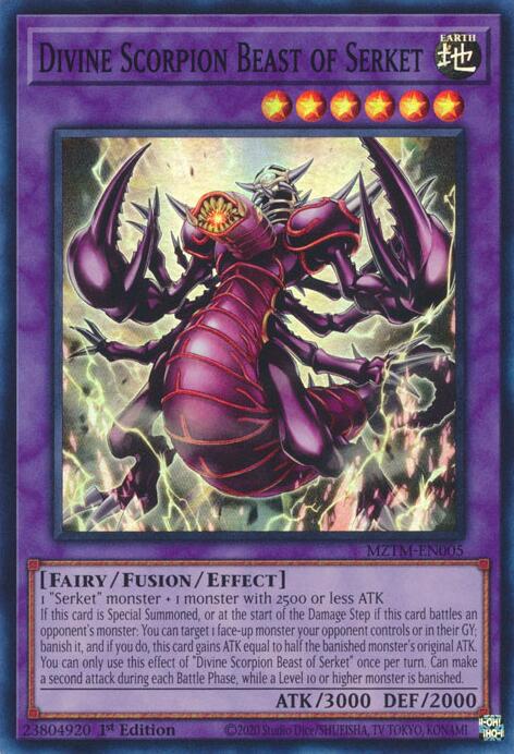 Divine Scorpion Beast of Serket [MZTM-EN005] Super Rare | Exor Games Bridgewater