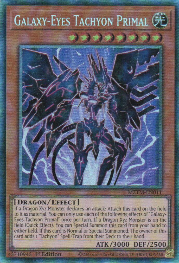 Galaxy-Eyes Tachyon Primal (Collector's Rare) [MZTM-EN011] Collector's Rare | Exor Games Bridgewater