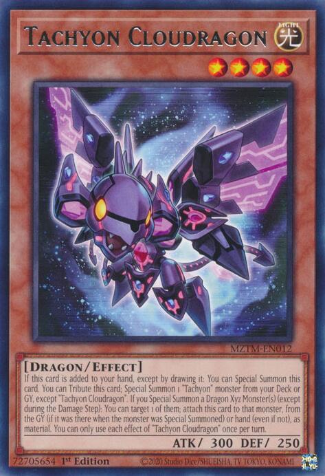 Tachyon Cloudragon [MZTM-EN012] Rare | Exor Games Bridgewater