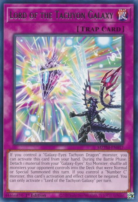Lord of the Tachyon Galaxy [MZTM-EN017] Rare | Exor Games Bridgewater