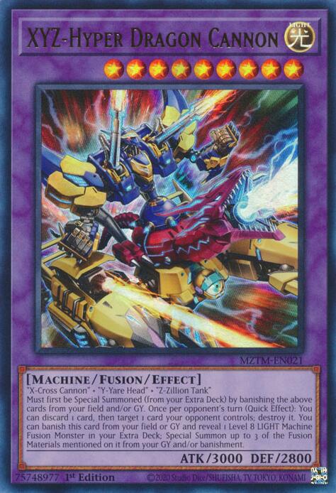 XYZ-Hyper Dragon Cannon [MZTM-EN021] Ultra Rare | Exor Games Bridgewater