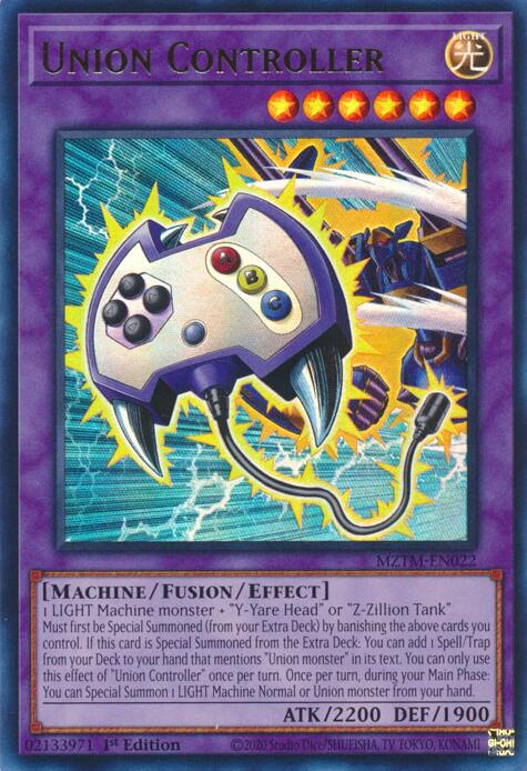 Union Controller [MZTM-EN022] Ultra Rare | Exor Games Bridgewater