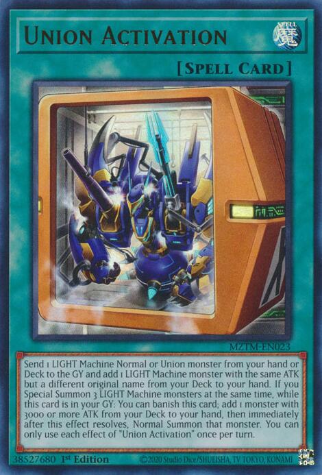 Union Activation [MZTM-EN023] Ultra Rare | Exor Games Bridgewater