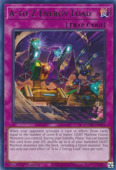 A-to-Z Energy Load [MZTM-EN024] Rare | Exor Games Bridgewater