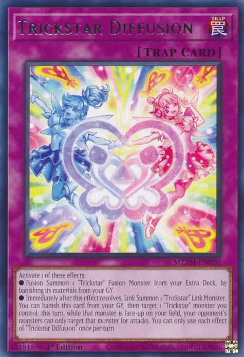 Trickstar Diffusion [MZTM-EN030] Rare | Exor Games Bridgewater
