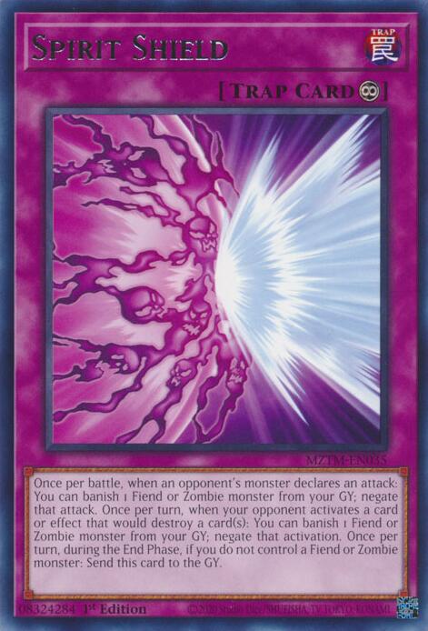 Spirit Shield [MZTM-EN035] Rare | Exor Games Bridgewater