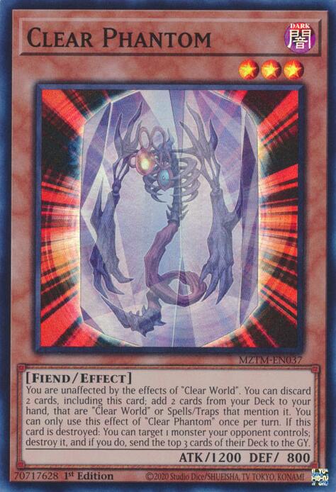 Clear Phantom [MZTM-EN037] Super Rare | Exor Games Bridgewater