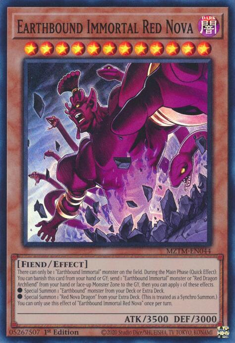 Earthbound Immortal Red Nova [MZTM-EN044] Super Rare | Exor Games Bridgewater