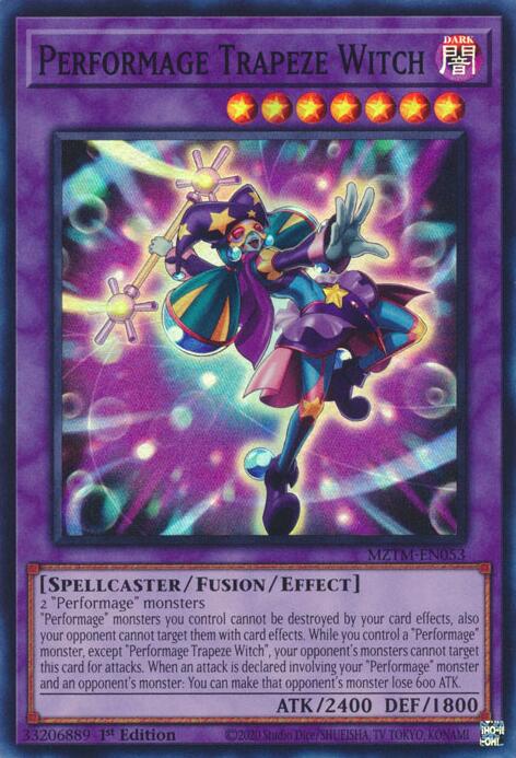 Performage Trapeze Witch [MZTM-EN053] Super Rare | Exor Games Bridgewater