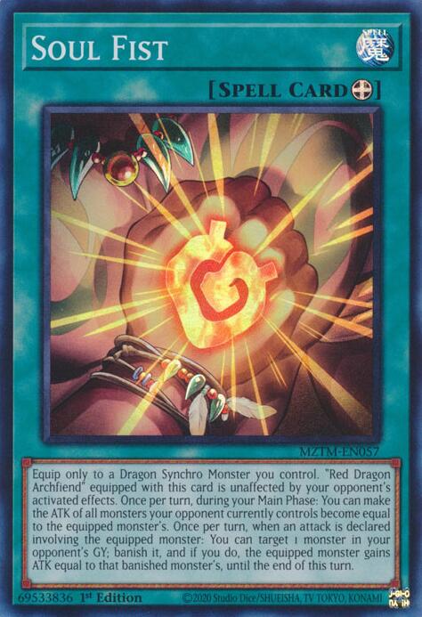 Soul Fist [MZTM-EN057] Super Rare | Exor Games Bridgewater