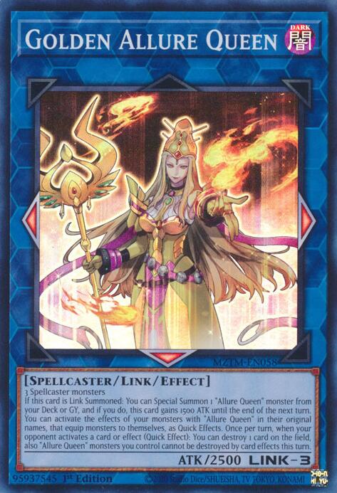 Golden Allure Queen [MZTM-EN058] Super Rare | Exor Games Bridgewater