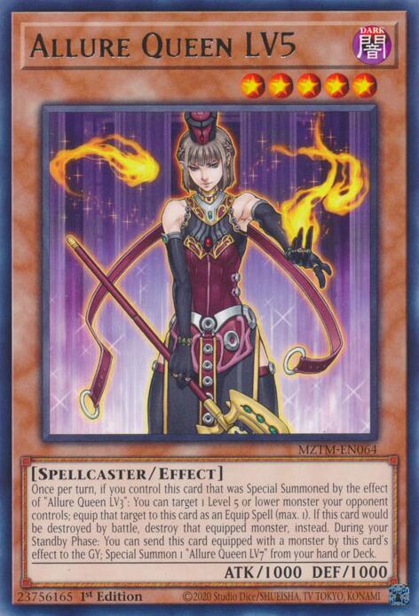 Allure Queen LV5 [MZTM-EN064] Rare | Exor Games Bridgewater