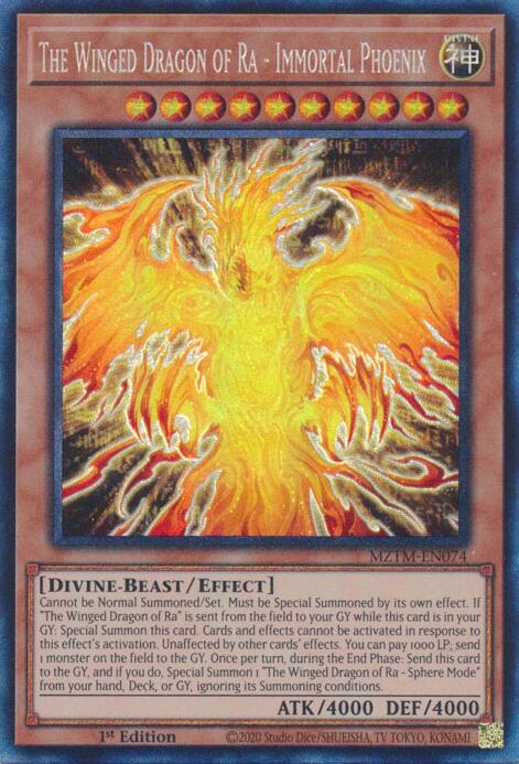 The Winged Dragon of Ra - Immortal Phoenix (Collector's Rare) [MZTM-EN074] Collector's Rare | Exor Games Bridgewater