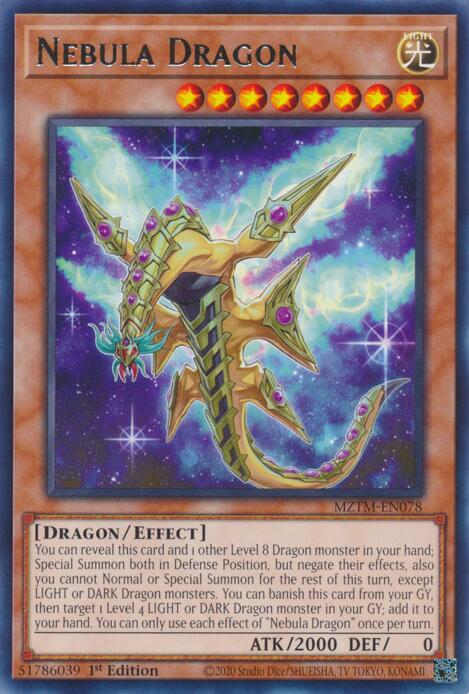 Nebula Dragon [MZTM-EN078] Rare | Exor Games Bridgewater