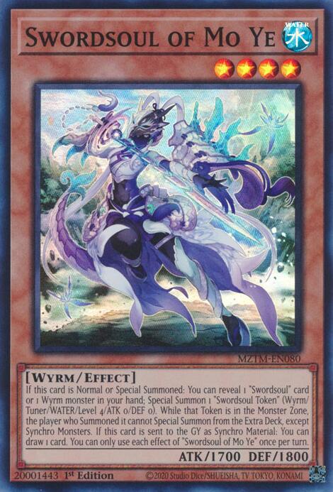 Swordsoul of Mo Ye [MZTM-EN080] Super Rare | Exor Games Bridgewater