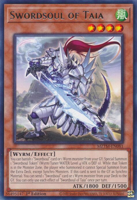 Swordsoul of Taia [MZTM-EN081] Rare | Exor Games Bridgewater