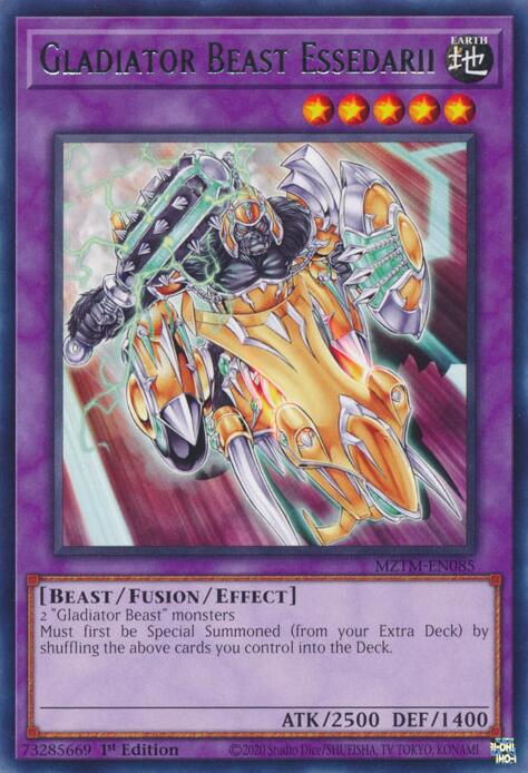 Gladiator Beast Essedarii [MZTM-EN085] Rare | Exor Games Bridgewater