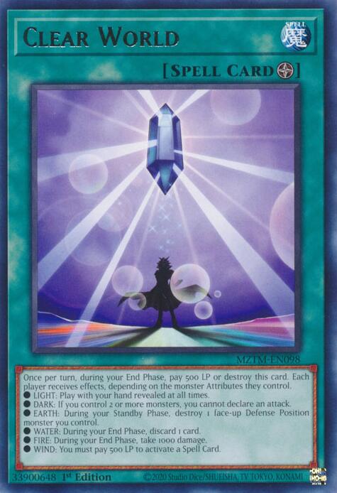 Clear World [MZTM-EN098] Rare | Exor Games Bridgewater