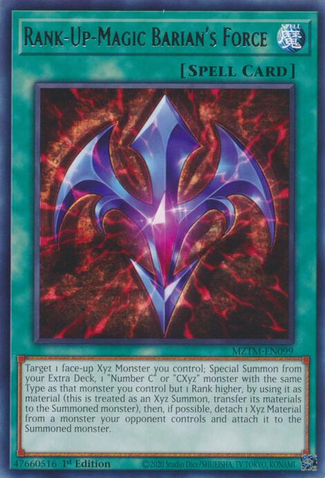 Rank-Up-Magic Barian's Force [MZTM-EN099] Rare | Exor Games Bridgewater