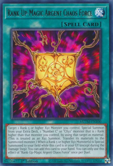 Rank-Up-Magic Argent Chaos Force [MZTM-EN100] Rare | Exor Games Bridgewater