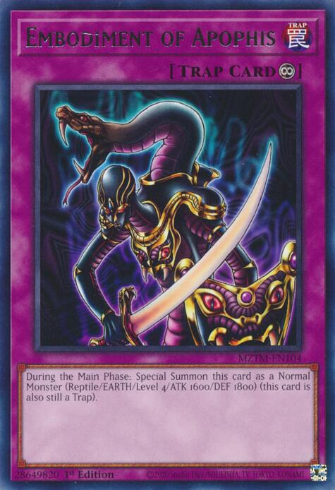 Embodiment of Apophis [MZTM-EN104] Rare | Exor Games Bridgewater