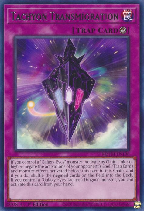 Tachyon Transmigration [MZTM-EN106] Rare | Exor Games Bridgewater