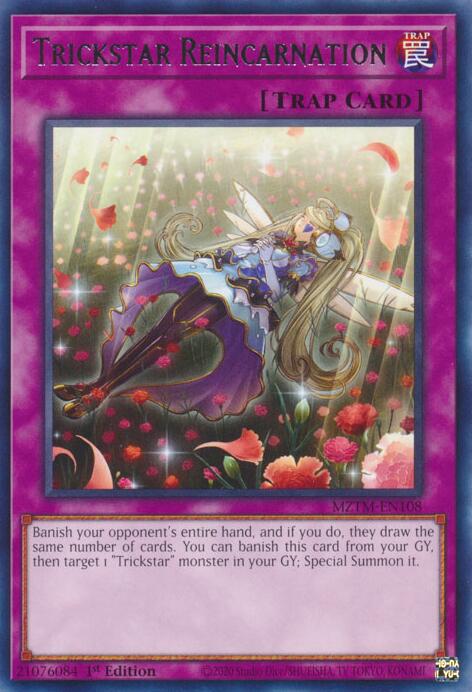 Trickstar Reincarnation [MZTM-EN108] Rare | Exor Games Bridgewater