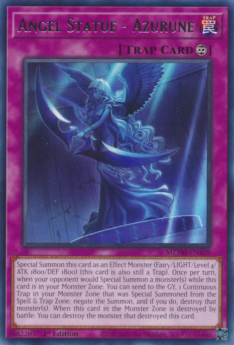 Angel Statue - Azurune [MZTM-EN109] Rare | Exor Games Bridgewater