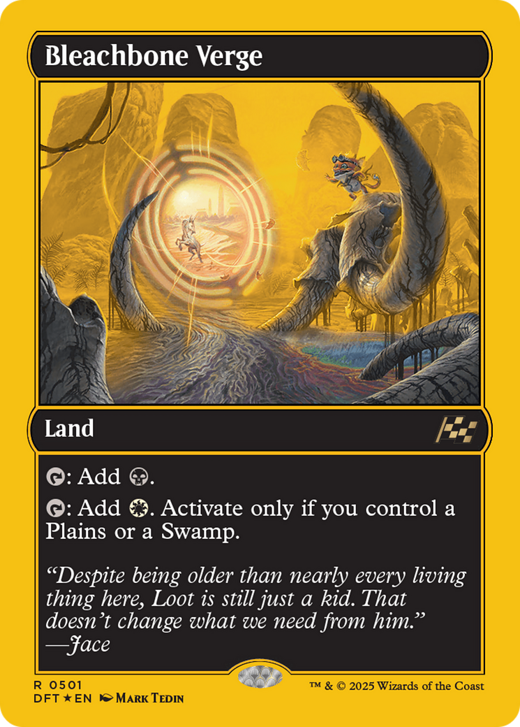 Bleachbone Verge (First-Place Foil) [Aetherdrift] | Exor Games Bridgewater