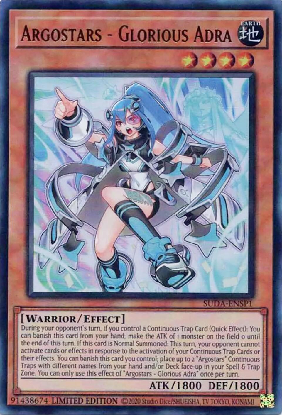 Argostars - Glorious Adra [SUDA-ENSP1] Ultra Rare | Exor Games Bridgewater