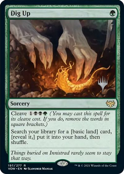 Dig Up (Promo Pack) [Innistrad: Crimson Vow Promos] | Exor Games Bridgewater