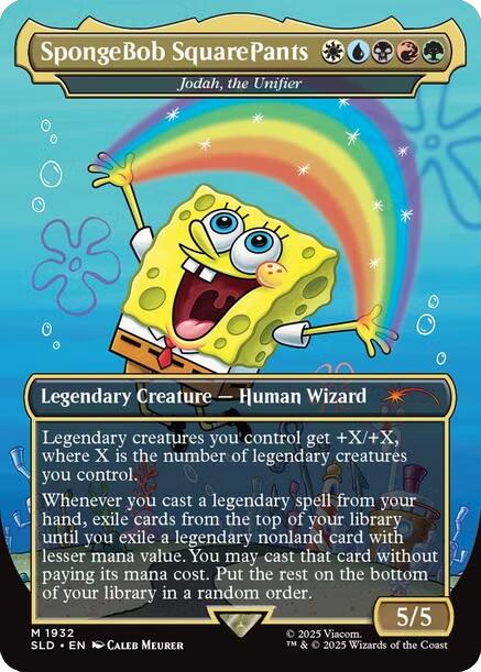SpongeBob SquarePants - Jodah, the Unifier [Secret Lair Drop Series] | Exor Games Bridgewater