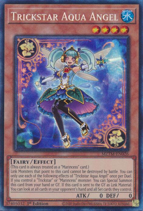 Trickstar Aqua Angel (Collector's Rare) [MZTM-EN026] Collector's Rare | Exor Games Bridgewater
