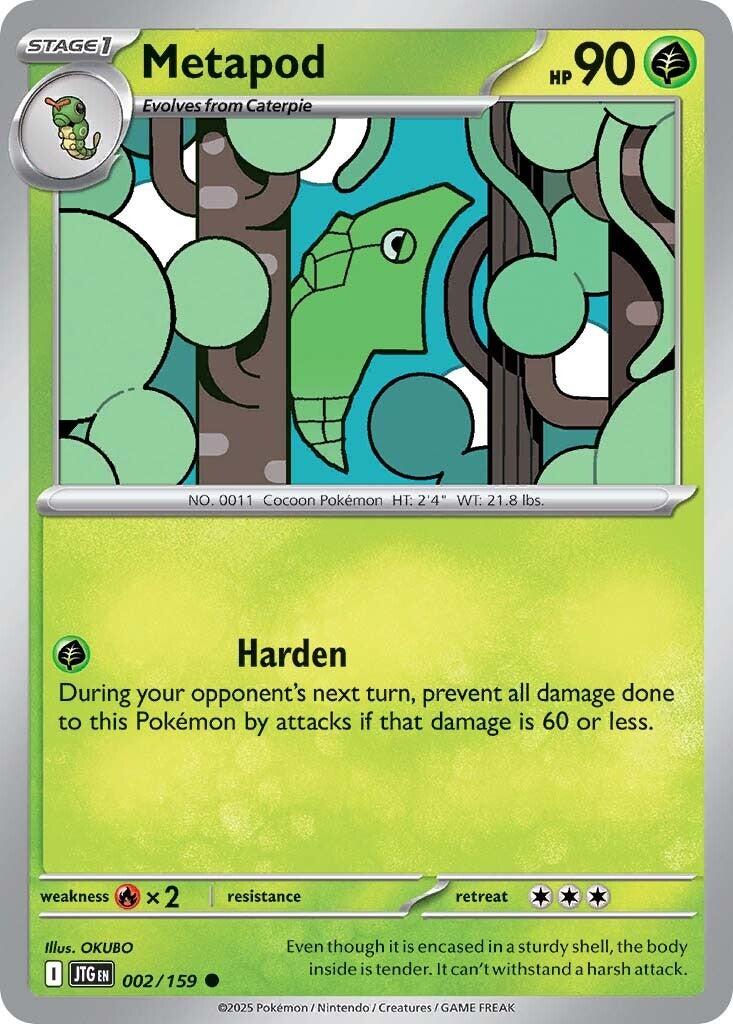 Metapod (002/159) [Scarlet & Violet: Journey Together] | Exor Games Bridgewater