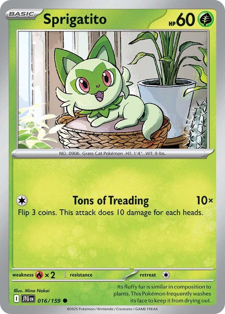 Sprigatito (016/159) [Scarlet & Violet: Journey Together] | Exor Games Bridgewater
