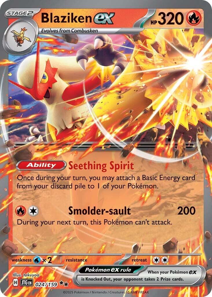 Blaziken ex (024/159) [Scarlet & Violet: Journey Together] | Exor Games Bridgewater