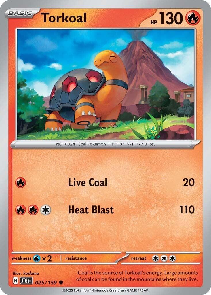 Torkoal (025/159) [Scarlet & Violet: Journey Together] | Exor Games Bridgewater
